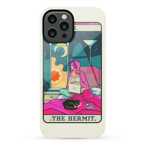 Hermit Tarot Card Phone Case